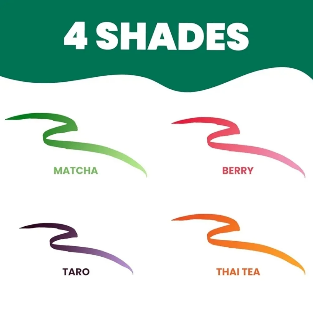 *3/15* NEW Profusion Boba Two Tone Hydra Water Activated Liner Set Thai Tea